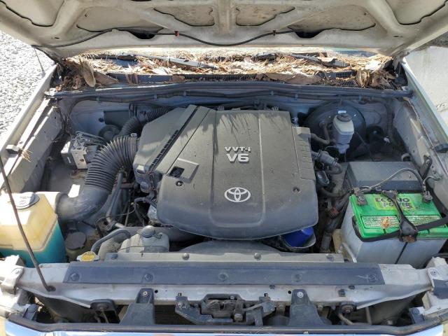 5TEUU42N76Z219648 - 2006 TOYOTA TACOMA ACCESS CAB ვერცხლისფერი ფოტო 11