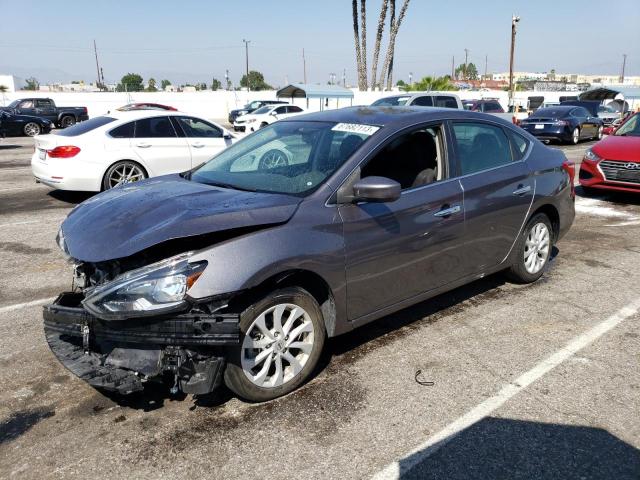 3N1AB7AP7KY314582 - 2019 NISSAN SENTRA S GRAY photo 1