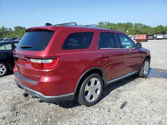 1C4RDHDG4FC111823 - 2015 DODGE DURANGO LIMITED RED photo 3