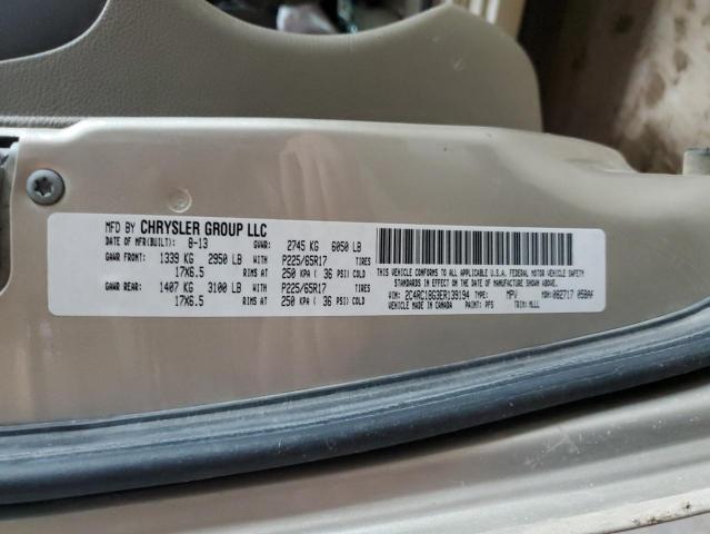 2C4RC1BG3ER139194 - 2014 CHRYSLER TOWN & COU TOURING 棕色 照片 14