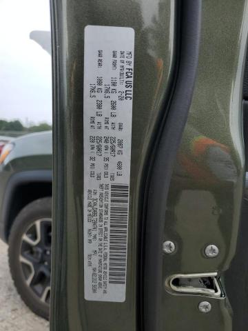 3C4NJDAB6LT204741 - 2020 JEEP COMPASS SPORT GREEN photo 13