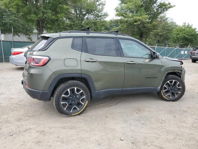 3C4NJDAB6LT204741 - 2020 JEEP COMPASS SPORT GREEN photo 3