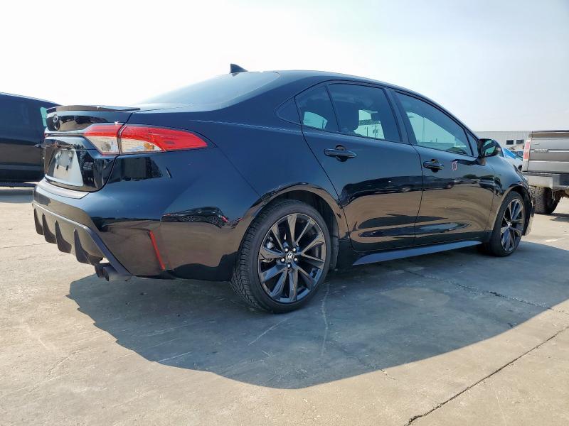 5YFS4MCE2PP160621 - 2023 TOYOTA COROLLA SE Schwarz Foto 3