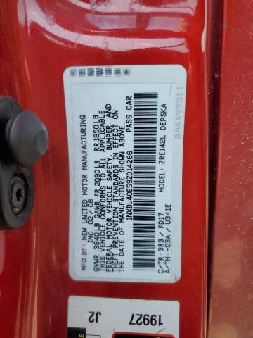 1NXBU40E59Z014266 - 2009 TOYOTA COROLLA BASE برغندي صورة 12