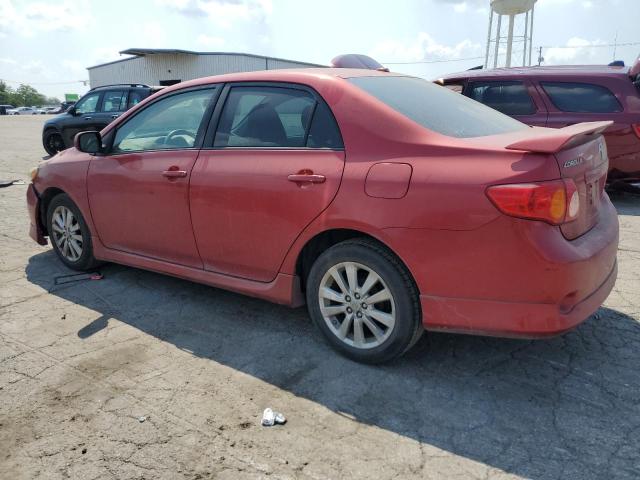 1NXBU40E59Z014266 - 2009 TOYOTA COROLLA BASE برغندي صورة 2