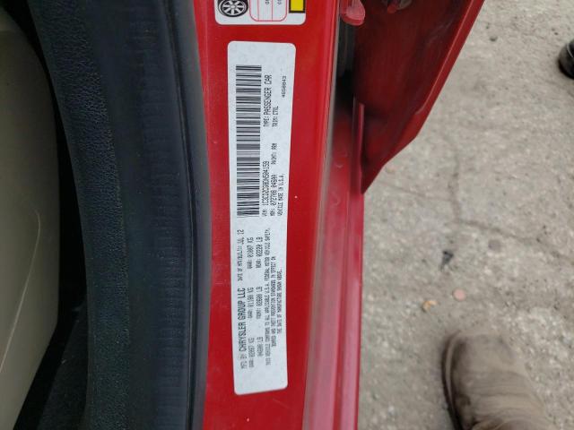 1C3CDZCG8DN504159 - 2013 DODGE AVENGER SXT RED photo 12