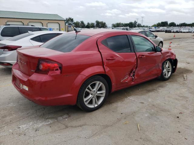 1C3CDZCG8DN504159 - 2013 DODGE AVENGER SXT RED photo 3