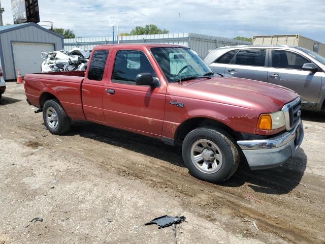 1FTYR44U44PA85645 - 2004 FORD RANGER SUPER CAB RED photo 4