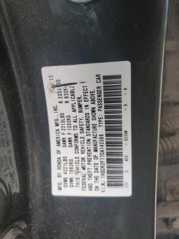 1HGCR2F77DA140566 - 2013 HONDA ACCORD EX GRAY photo 12