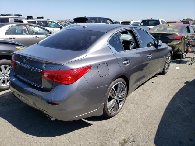 JN1BV7AP2EM692778 - 2014 INFINITI Q50 SPORT BASE SILVER photo 3