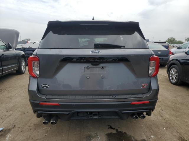 1FM5K8GC3NGB95861 - 2022 FORD EXPLORER ST GRAY photo 6