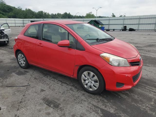 JTDJTUD3XDD550263 - 2013 TOYOTA YARIS RED photo 4