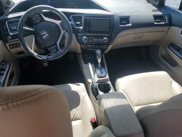 19XFB2F91FE006993 - 2015 HONDA CIVIC EXL ბურგუნდია ფოტო 8