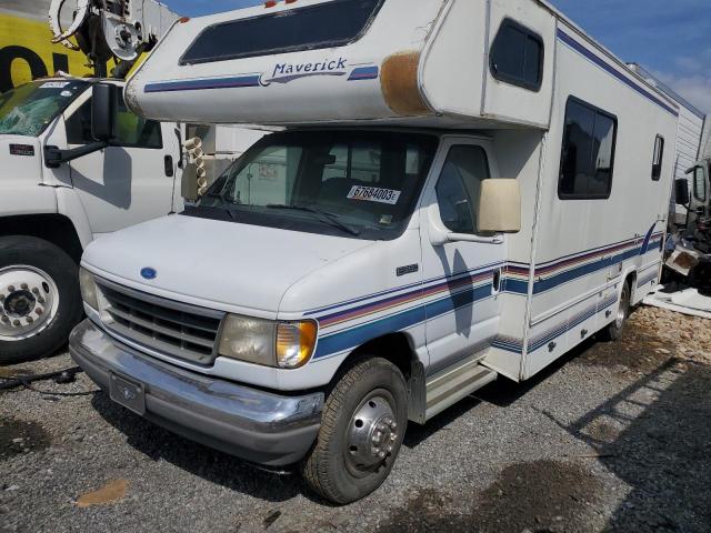 1996 FORD ECONOLINE E350 CUTAWAY VAN, 