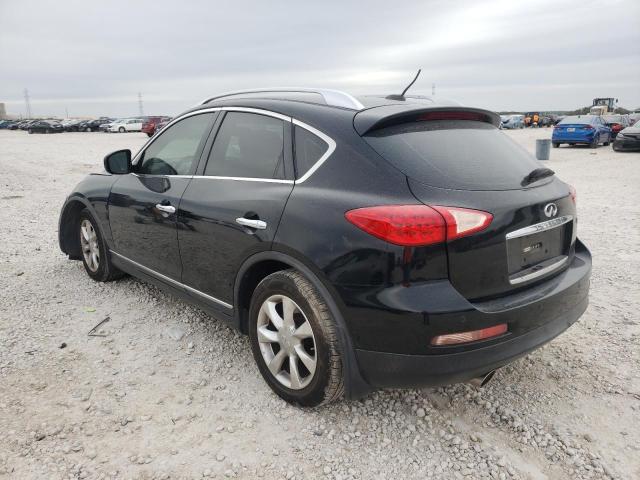 JNKAJ09E68M302217 - 2008 INFINITI EX35 BASE შავი ფოტო 2