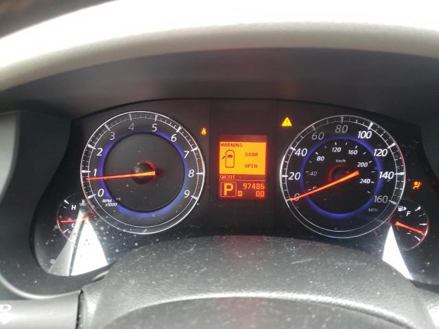 JNKAJ09E68M302217 - 2008 INFINITI EX35 BASE შავი ფოტო 9