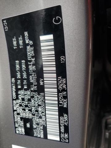 JTEABFAJ0S5012918 - 2025 TOYOTA LAND CRUIS BASE GRAY photo 13