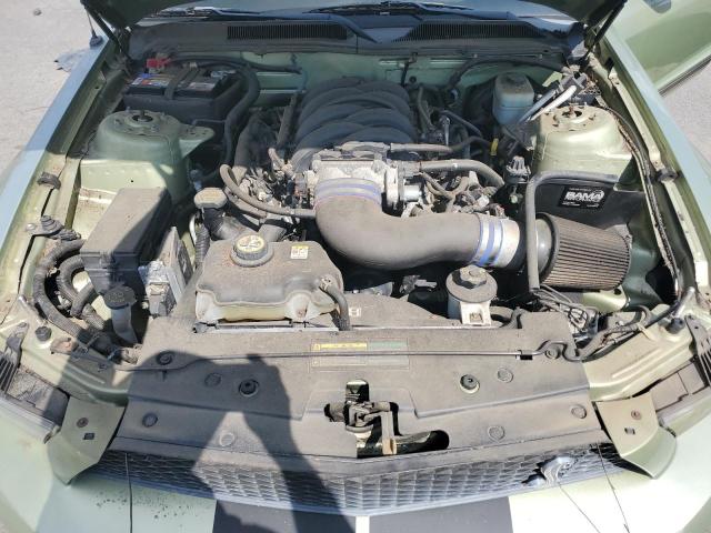 1ZVHT82H555185858 - 2005 FORD MUSTANG GT GREEN photo 11