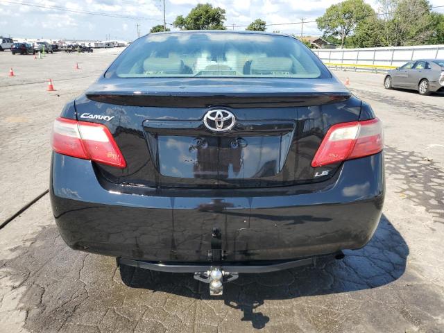 4T1BE46K78U256629 - 2008 TOYOTA CAMRY CE BLACK photo 6