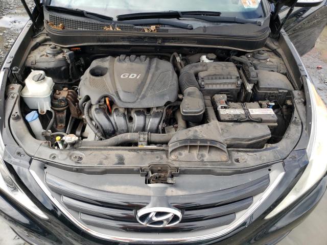 5NPEB4AC4EH885703 - 2014 HYUNDAI SONATA GLS BLACK photo 11