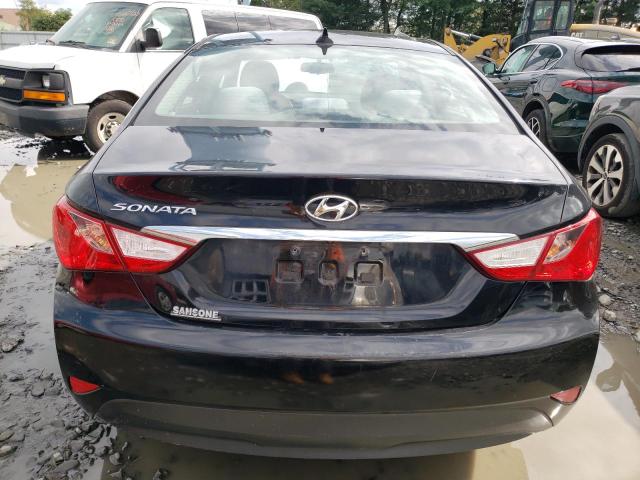 5NPEB4AC4EH885703 - 2014 HYUNDAI SONATA GLS BLACK photo 6