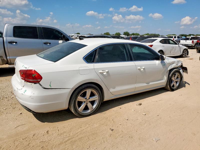 1VWBH7A33DC136286 - 2013 VOLKSWAGEN PASSAT SE თეთრი ფოტო 3