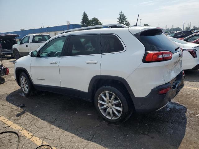 1C4PJLDX8JD606404 - 2018 JEEP CHEROKEE LIMITED WHITE photo 2