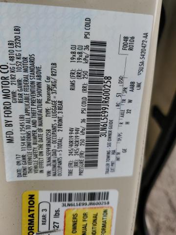 3LN6L5E99JR600258 - 2018 LINCOLN MKZ RESERVE თეთრი ფოტო 12