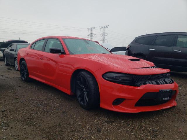 2C3CDXHG8JH230141 - 2018 DODGE CHARGER SXT PLUS RED photo 4