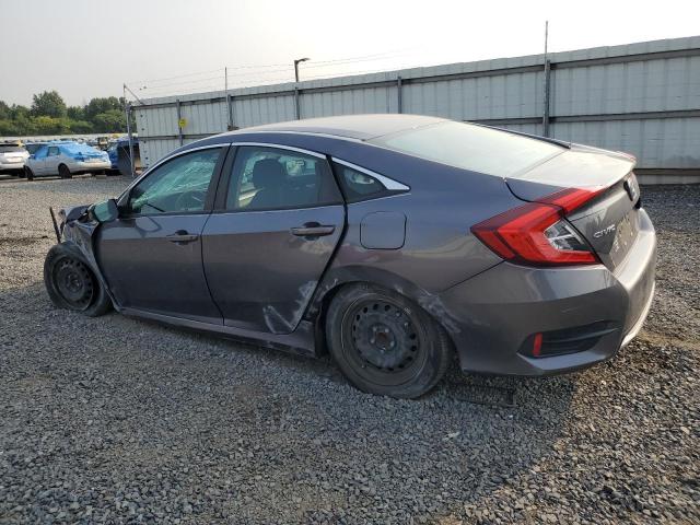 2HGFC2F69MH558506 - 2021 HONDA CIVIC LX Сұр фото 2