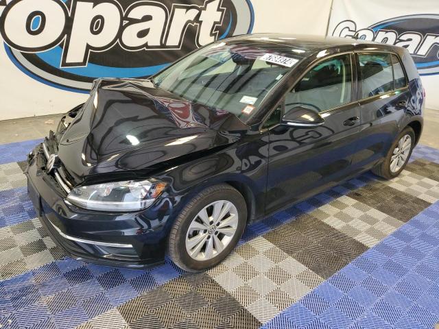 3VWG57AU3MM000990 - 2021 VOLKSWAGEN GOLF BLACK photo 1