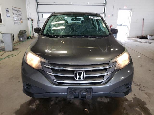 2HKRM4H36EH724853 - 2014 HONDA CR-V LX GRAY photo 5