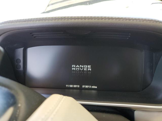 SALGS2DF7DA104867 - 2013 LAND ROVER RANGE ROVE HSE WHITE photo 9