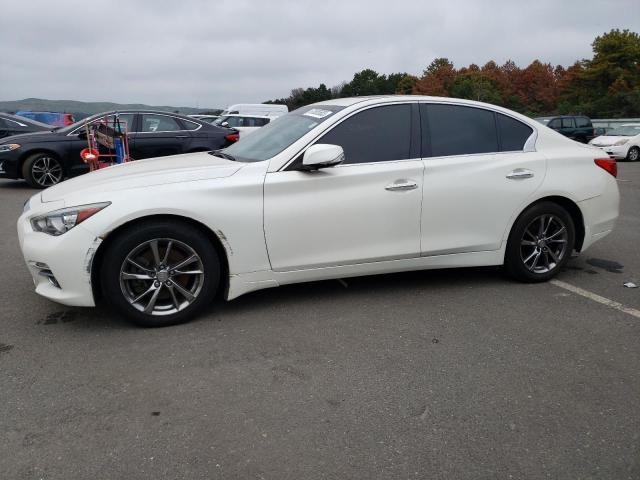 JN1EV7AP8HM742861 - 2017 INFINITI Q50 PREMIUM WHITE photo 1