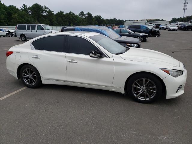 JN1EV7AP8HM742861 - 2017 INFINITI Q50 PREMIUM WHITE photo 4