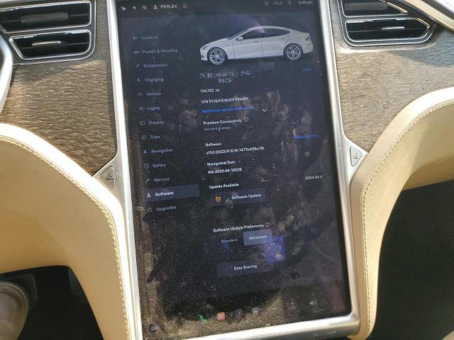 5YJSA1CN2DFP08891 - 2013 TESLA MODEL S 白色 照片 9