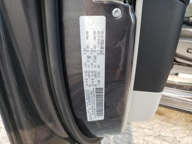 2C4RC1BG0HR642363 - 2017 CHRYSLER PACIFICA TOURING L GRAY photo 13