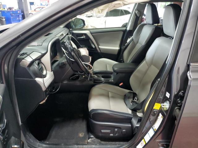 JTMDFREV8HJ700797 - 2017 TOYOTA RAV4 LIMITED CHARCOAL photo 7