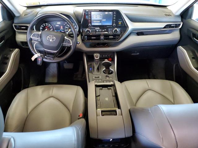 5TDGZRBH4MS061530 - 2021 TOYOTA HIGHLANDER XLE Բորդո լուսանկար 8