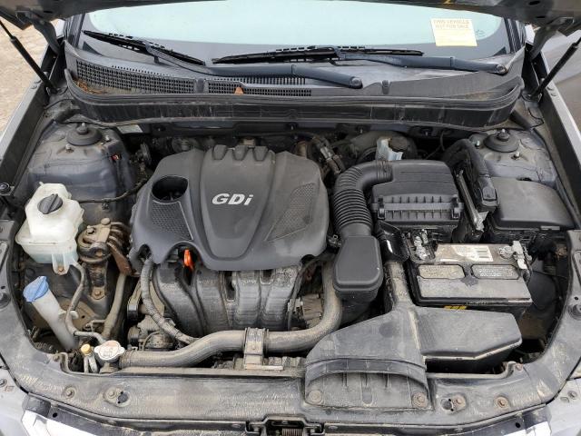 5NPEC4AC5DH704667 - 2013 HYUNDAI SONATA SE GRAY photo 11