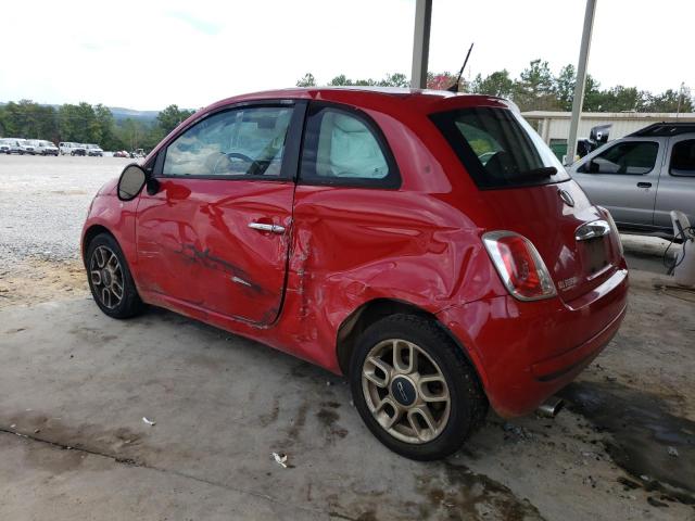 3C3CFFAR4DT546115 - 2013 FIAT 500 POP RED photo 2