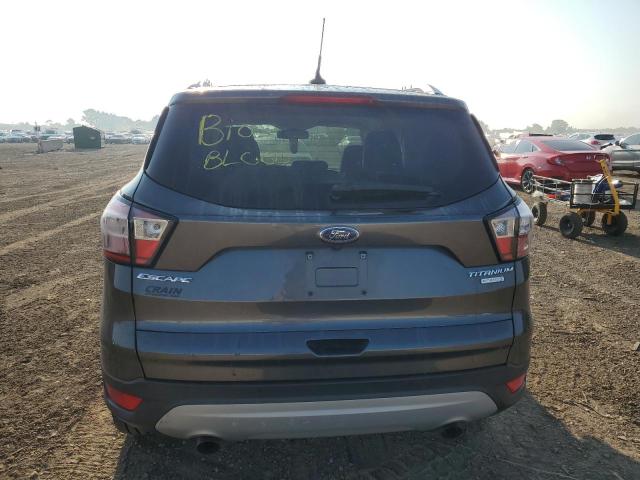 1FMCU0J98JUD47421 - 2018 FORD ESCAPE TITANIUM GRAY photo 6