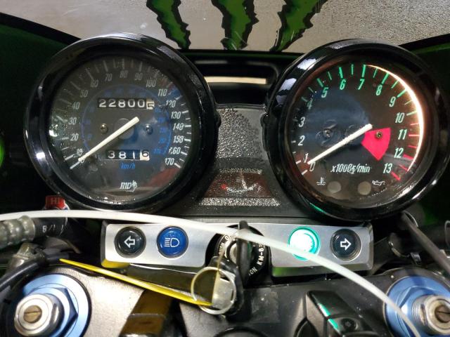 JKAZR9A161A009039 - 2001 KAWASAKI ZR1200 A GREEN photo 8