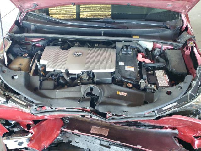 JTDKBRFU2J3588260 - 2018 TOYOTA PRIUS 红色 照片 11
