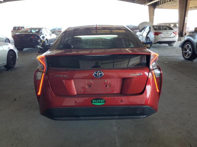 JTDKBRFU2J3588260 - 2018 TOYOTA PRIUS 红色 照片 6