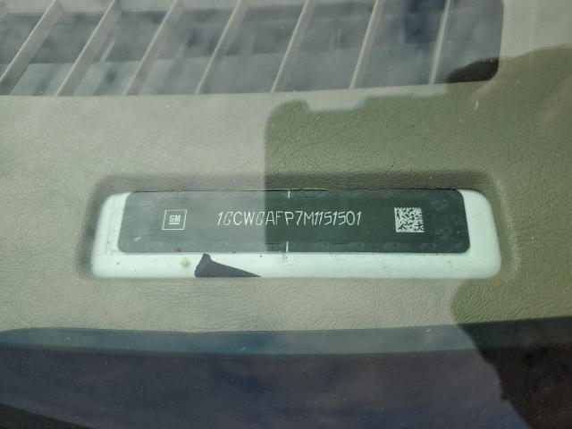 1GCWGAFP7M1151501 - 2021 CHEVROLET EXPRESS G2 白色 照片 13