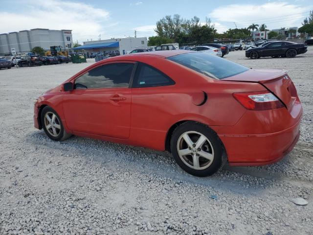 2HGFG12827H541217 - 2007 HONDA CIVIC EX RED photo 2