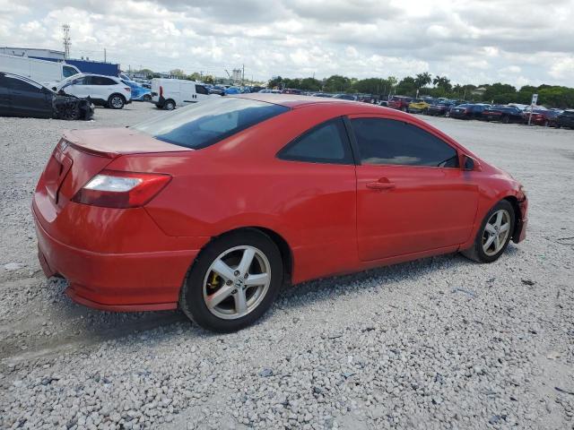 2HGFG12827H541217 - 2007 HONDA CIVIC EX RED photo 3