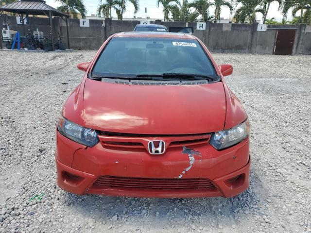 2HGFG12827H541217 - 2007 HONDA CIVIC EX RED photo 5