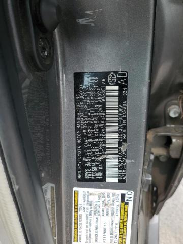 2T1BR32EX5C381667 - 2005 TOYOTA COROLLA CE GRAY photo 12